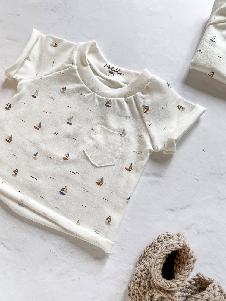 Kids Sailboat T-shirt | Oliver and Gray